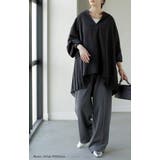 シャツ バックプリーツ ブラウス | HUG.U | 詳細画像6 