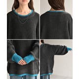 ニット バイカラー リブ編み | HUG.U | 詳細画像24 