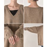 ニット Vネック モヘアタッチ | HUG.U | 詳細画像22 