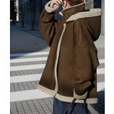 ブラウン | コート フェイク ムートン | HUG.U