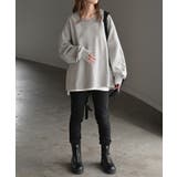 メランジグレー | スウェット タック レディース | HUG.U