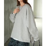 スウェット ファスナー スリット | HUG.U | 詳細画像5 