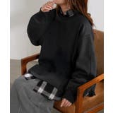 ブラック | スウェット ファスナー スリット | HUG.U