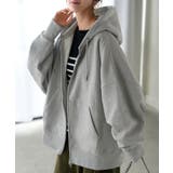 メランジグレー | パーカー スウェット 裏起毛 | HUG.U