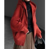 レッド | パーカー スウェット 裏起毛 | HUG.U