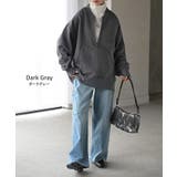 スウェット 裏起毛 ハーフジップ | HUG.U | 詳細画像13