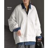 スウェット 裏起毛 ハーフジップ | HUG.U | 詳細画像16