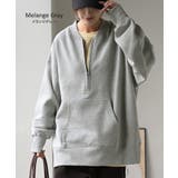 スウェット 裏起毛 ハーフジップ | HUG.U | 詳細画像18