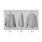 スウェット 裏起毛 ハーフジップ | HUG.U | 詳細画像24