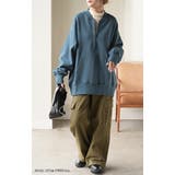 スウェット 裏起毛 ハーフジップ | HUG.U | 詳細画像9