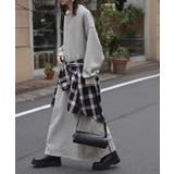 メランジグレー | ワンピース 綿100% 裏起毛 | HUG.U