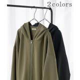 パーカー プリーツ スウェット | HUG.U | 詳細画像10 