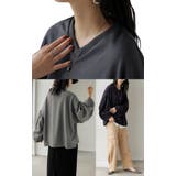 カットソー ロンT Vネック | HUG.U | 詳細画像17