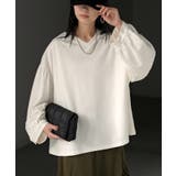 カットソー ロンT Vネック | HUG.U | 詳細画像20