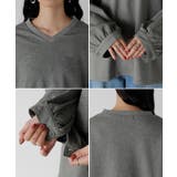 カットソー ロンT Vネック | HUG.U | 詳細画像22