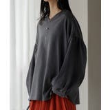 カットソー ロンT Vネック | HUG.U | 詳細画像5