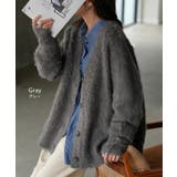 カーディガン ニット シャギー | HUG.U | 詳細画像14 