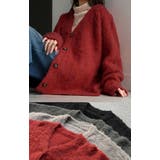 カーディガン ニット シャギー | HUG.U | 詳細画像19 