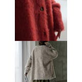 カーディガン ニット シャギー | HUG.U | 詳細画像9 