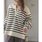 ニット ボーダー スポンジニット | HUG.U | 詳細画像10 