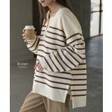 ニット ボーダー スポンジニット | HUG.U | 詳細画像16 