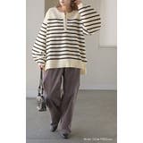 ニット ボーダー スポンジニット | HUG.U | 詳細画像4 