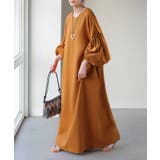 ベイクドキャロット | ワンピース 異素材 ロング | HUG.U