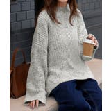 ニット メランジ ボトルネック | HUG.U | 詳細画像20 