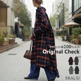 ワンピース シャツ チェック | HUG.U | 詳細画像1 