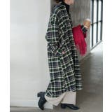 グリーン | ワンピース シャツ チェック | HUG.U