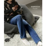 パンツ デニム風 裏シャギー | HUG.U | 詳細画像16 