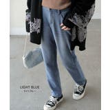 パンツ デニム風 裏シャギー | HUG.U | 詳細画像18 