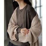 アースグレー | カットソー インナー 発熱 | HUG.U