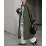 カーキ | アウター ブルゾン ロング | HUG.U