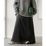 ブラック | スカート 裏起毛 中綿 | HUG.U