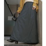 アースグレー | スカート 裏起毛 中綿 | HUG.U