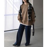 ブラウン | スウェット 裏起毛 綿100 | HUG.U