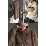 ニット モールニット タートルネック | HUG.U | 詳細画像21 