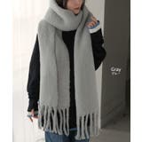 マフラー シャギー フリンジ | HUG.U | 詳細画像13