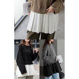 ニット プリーツ ドッキング | HUG.U | 詳細画像21 