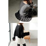 ニット プリーツ ドッキング | HUG.U | 詳細画像9 