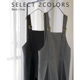 サロペット プリーツ ワイド | HUG.U | 詳細画像11 