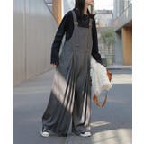 サロペット プリーツ ワイド | HUG.U | 詳細画像5 