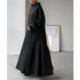 ブラック | ワンピース ロング ハイネック | HUG.U