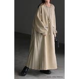 ワンピース プリーツ 異素材 | HUG.U | 詳細画像21 