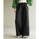 ブラック | パンツ 裏ボア ナイロン | HUG.U