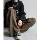 ブラウン | パンツ チェック 柄 | HUG.U