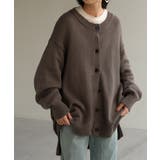 ココア | ニット カーディガン 綿100 | HUG.U