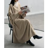 ベージュ | ワンピース ロング 洗える | HUG.U