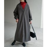 ストーングレー | ワンピース ロング 洗える | HUG.U